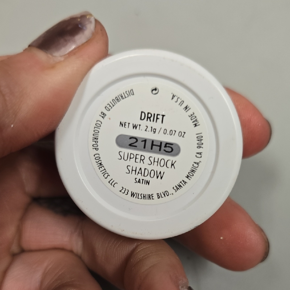 ColourPop Super Shock Shadow in Drift - Bold Putple Satin